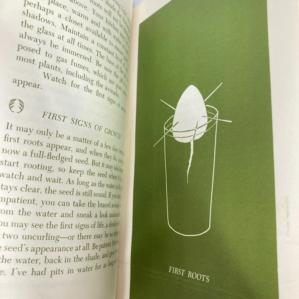 The Avocado Pit Growers Indoor How-To Book by Hazel Perper‎ Hardcover